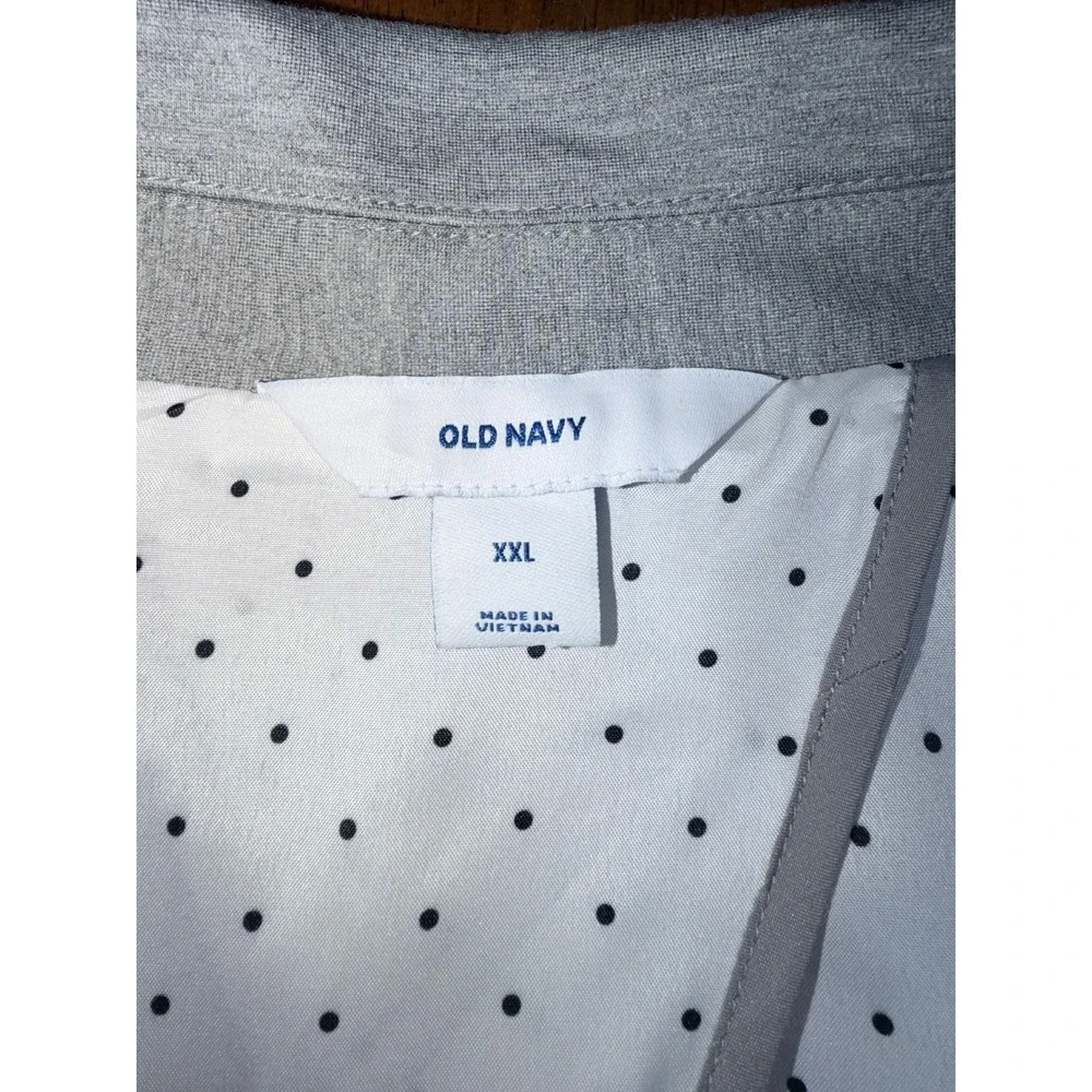Old Navy Blazer Women XXL Grey New NWT Heathered Jersey Knit Stretch Jacket
